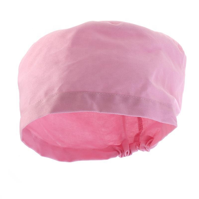Women Adjustable Medical Scrub Cap for Long Hair Working cotton twill Hat for Doctor Nurse