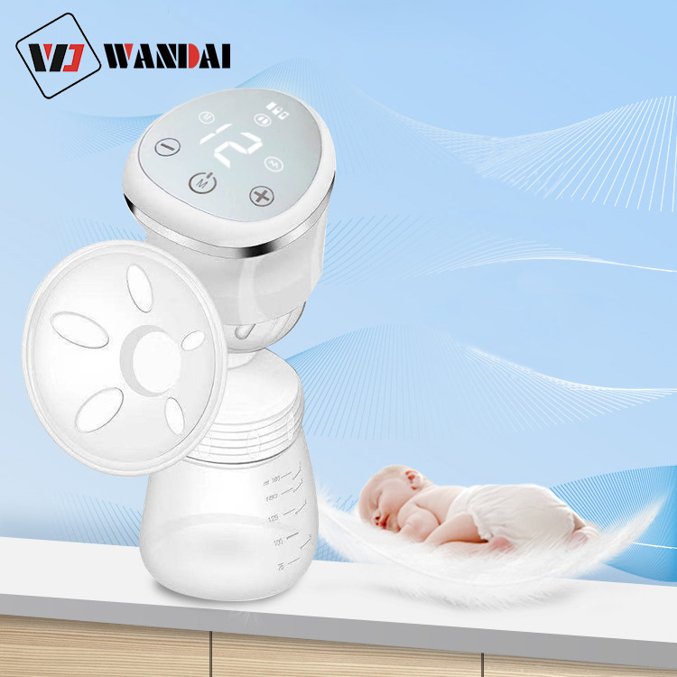 万代全新的便携式无痛完美低音量婴儿吸奶器