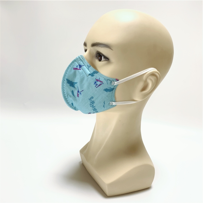 安思达一次性蓝色 kn95 儿童口罩
