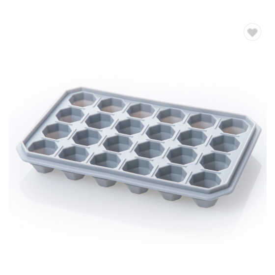  best-selling 24 cavity diamond shaped silica gel mold ice tray