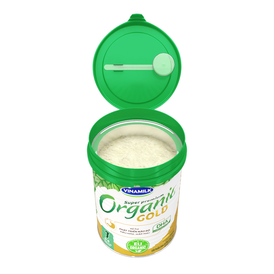 超级优质有机黄金品牌（适用于 0-6 个月的儿童）包装 350 克锡罐婴儿奶粉