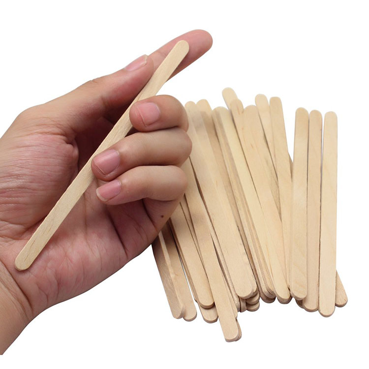 Disposable wax spatula wooden Tongue depressor