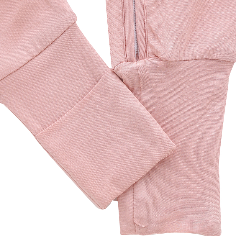 New long sleeve 95% bamboo fiber 5% spandex newborn jumpsuit blank zipper baby jumpsuit
