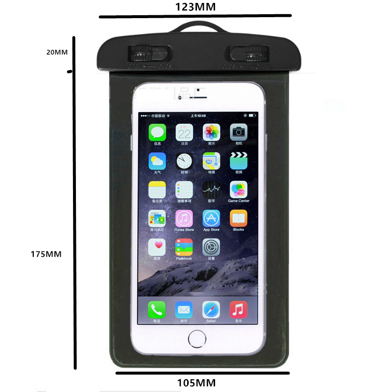 Universal waterproof portable protective case waterproof phone bag for Samsung Galaxy Note