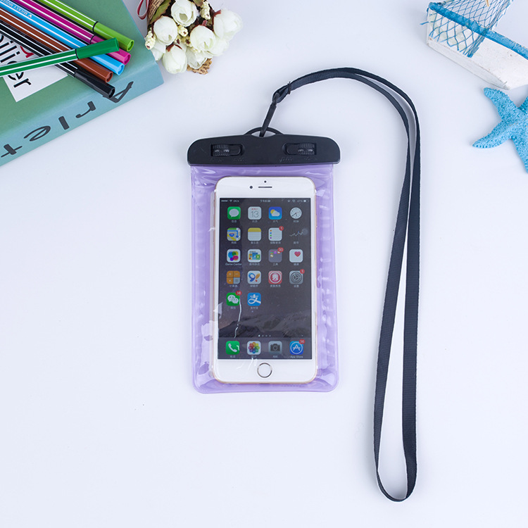 WaterProof Bag PVC Mobile Phone Cases Clear Pouch Case Water Proof Cell Phone Bag With Lanyard