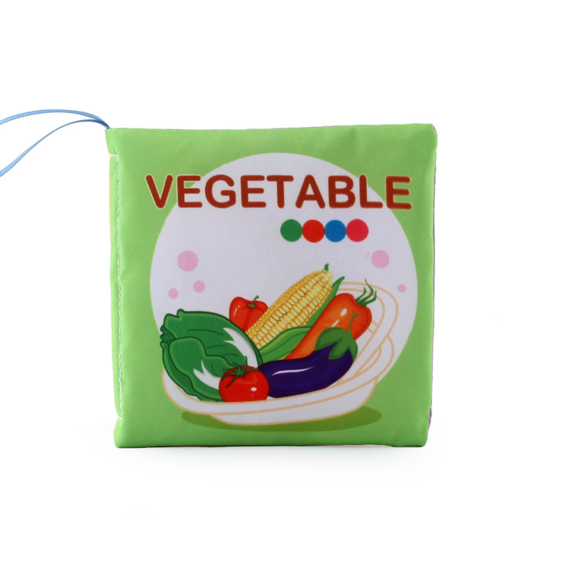 Non-toxic wrinkle infant early education soft cloth book toys