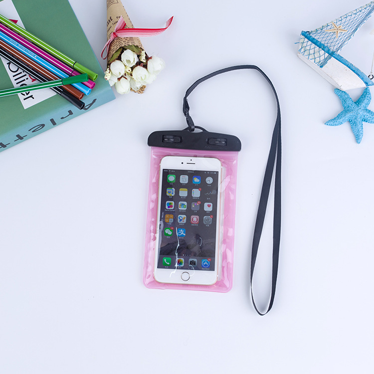 WaterProof Bag PVC Mobile Phone Cases Clear Pouch Case Water Proof Cell Phone Bag With Lanyard