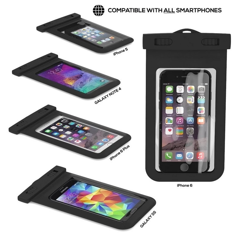 Universal waterproof portable protective case waterproof phone bag for Samsung Galaxy Note
