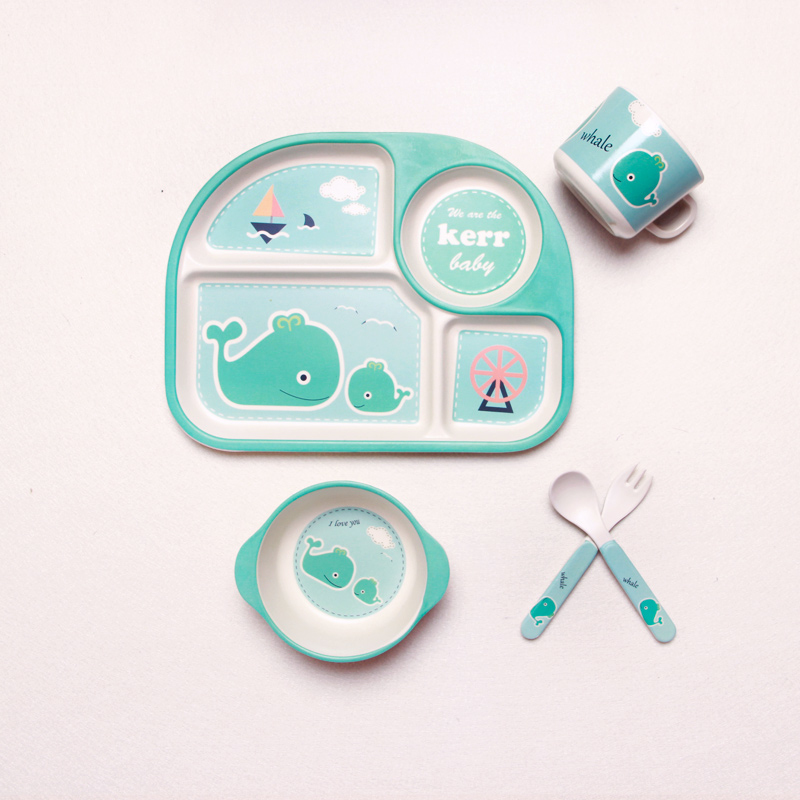 2021 green bamboo trend products baby tableware