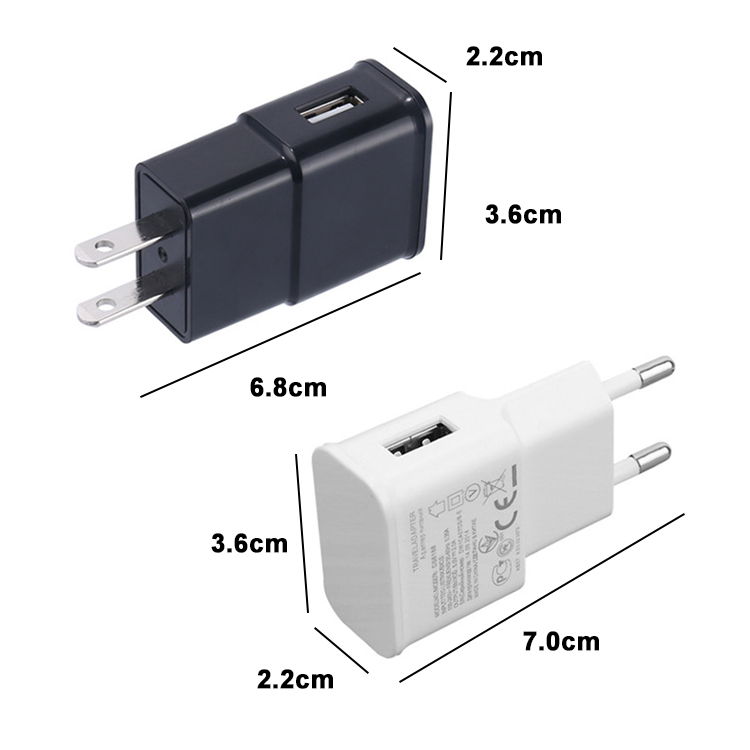 ICE-Bingo High Speed Wall Charger EU US Plug 5V 1A USB Wall Charger For iPhone Smartphones
