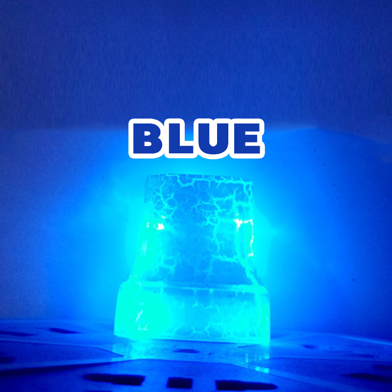 Crackle design colorful white red blue green 2.1A LED luminous travel home dual 2-port USB wall-mounted phone charger