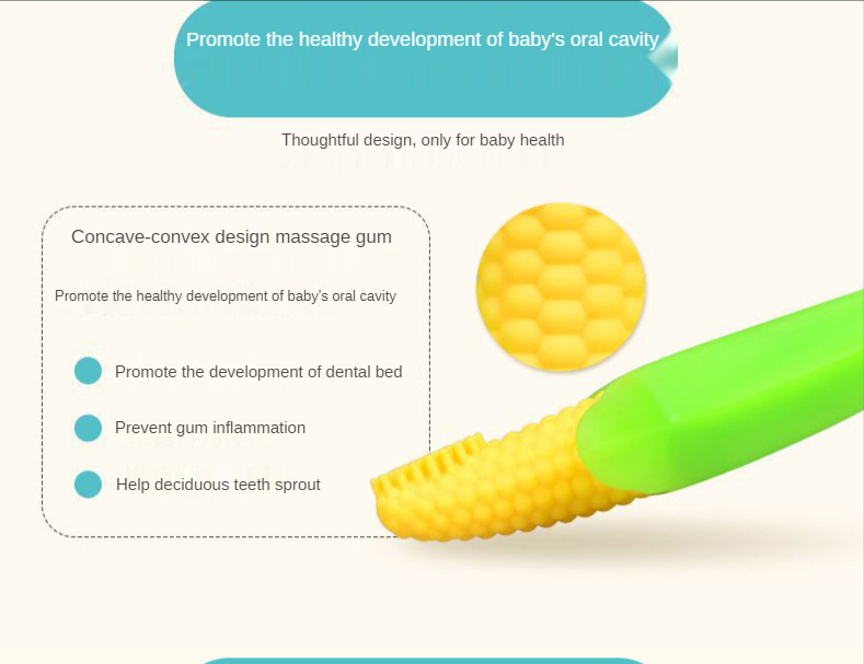 Made in China multi-color silicone food grade baby tooth gum