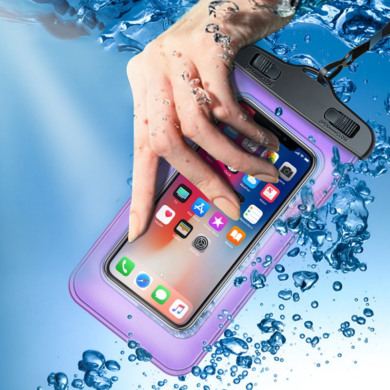 WaterProof Bag PVC Mobile Phone Cases Clear Pouch Case Water Proof Cell Phone Bag With Lanyard