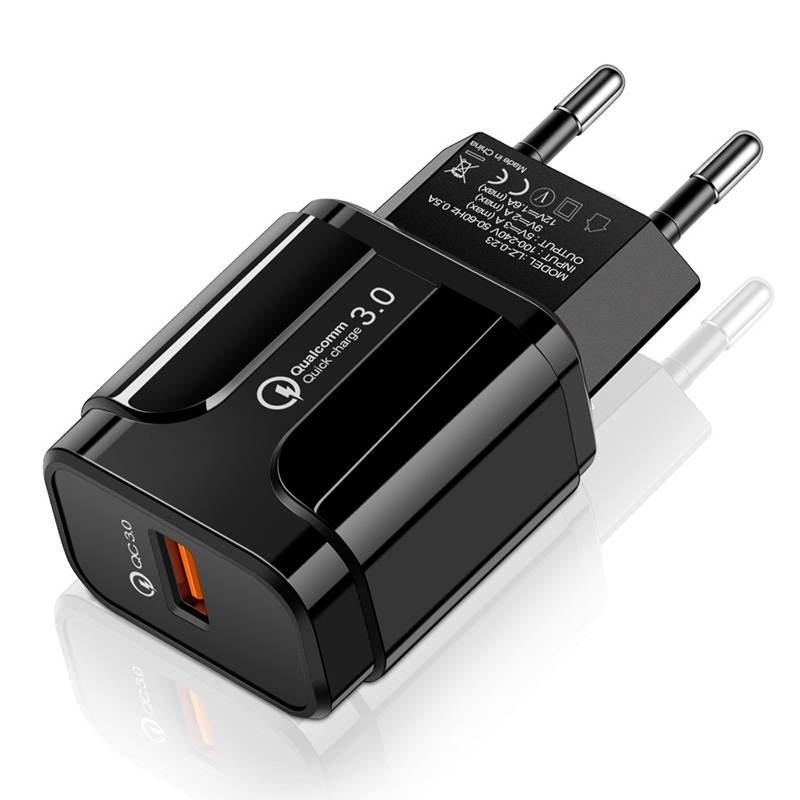5V 3.1A USB Phone Charger US EU Charger Phone Fast Travel Adapter QC3.0 Mobile Charger Custom Logo