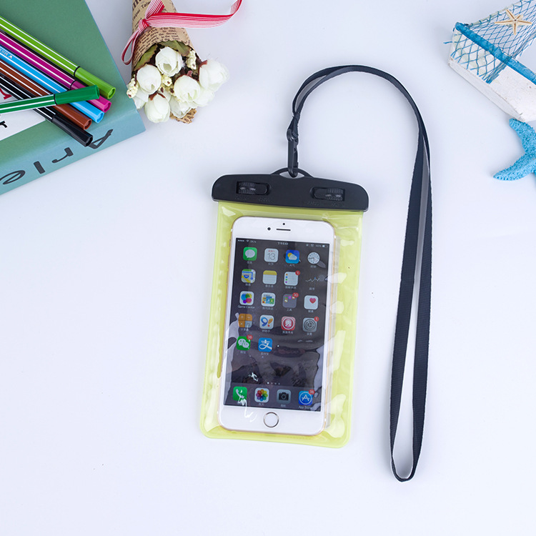 WaterProof Bag PVC Mobile Phone Cases Clear Pouch Case Water Proof Cell Phone Bag With Lanyard