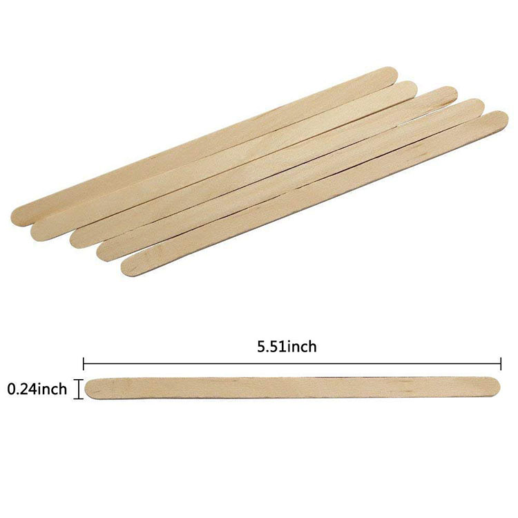 Disposable wax spatula wooden Tongue depressor