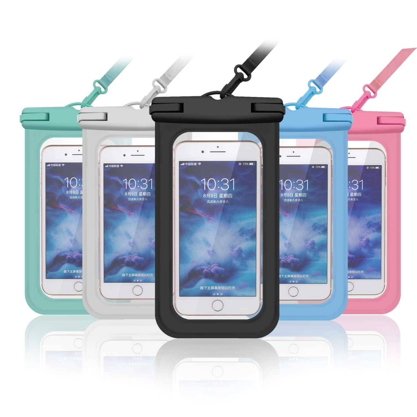 Waterproof Mobile Phone Bag Cell Phone waterproof Pouch For Swimming Hiking Travel