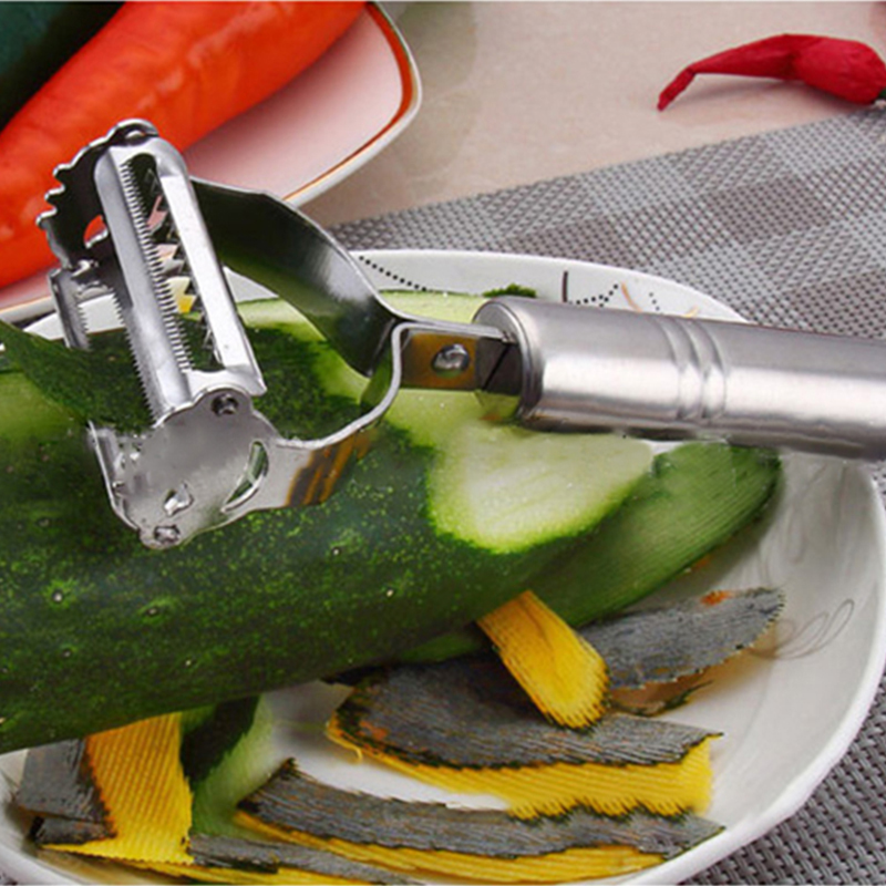 Multi-functional kitchen accessories melon fruit slice peeler