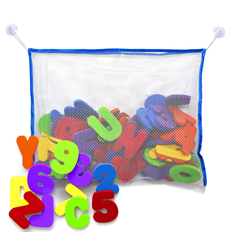 Amazon 36 pieces EVA foam letters and 10 pieces digital bathtub children's bath toys