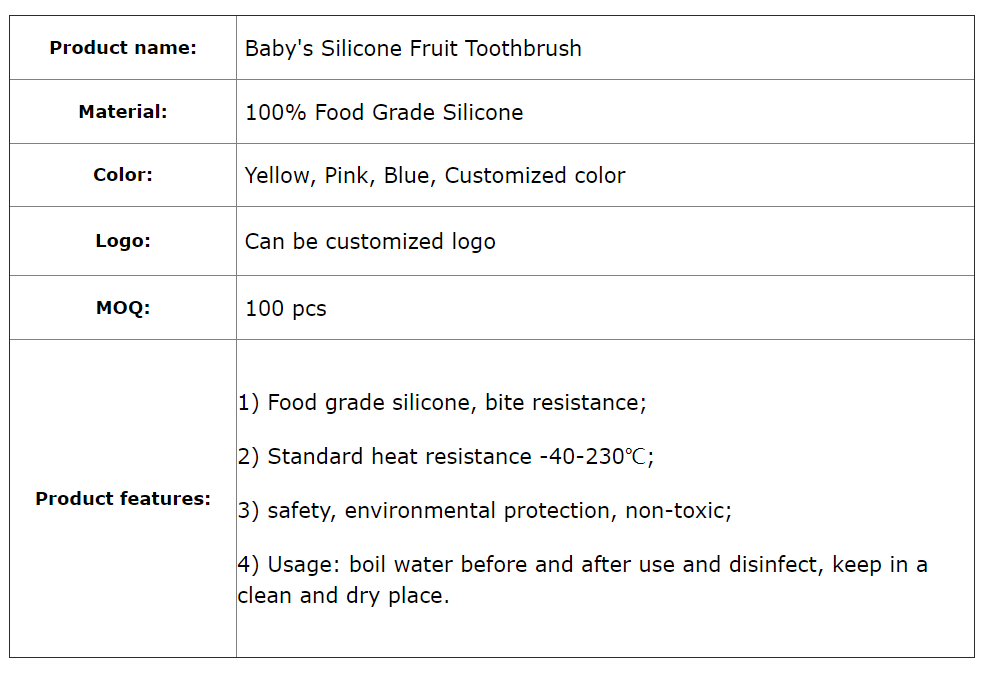 Food grade tooth extraction device silicone banana tooth glue