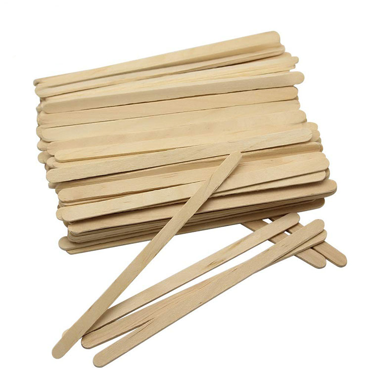 Disposable wax spatula wooden Tongue depressor