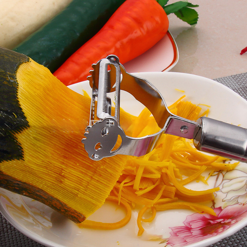 Multi-functional kitchen accessories melon fruit slice peeler