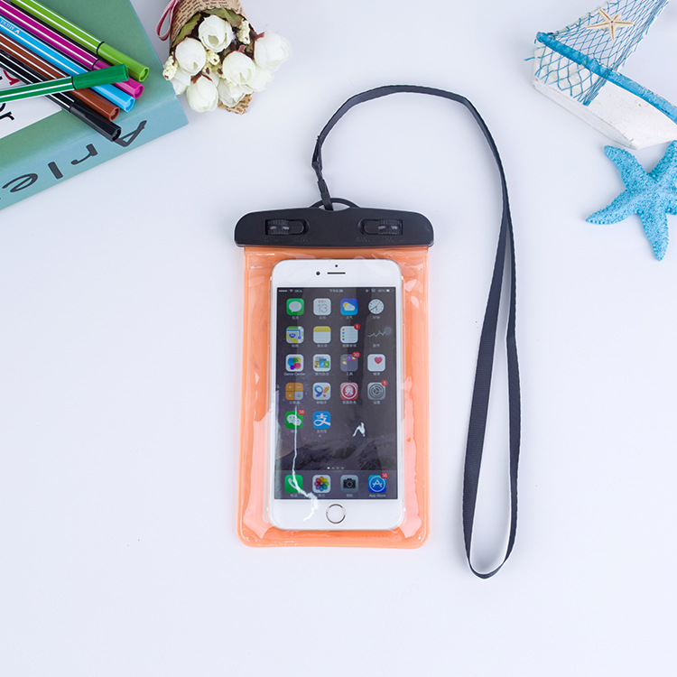 WaterProof Bag PVC Mobile Phone Cases Clear Pouch Case Water Proof Cell Phone Bag With Lanyard