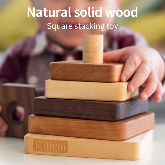 Vietnam Natural Montessori Educational Building Blocks Wooden Toys For Children