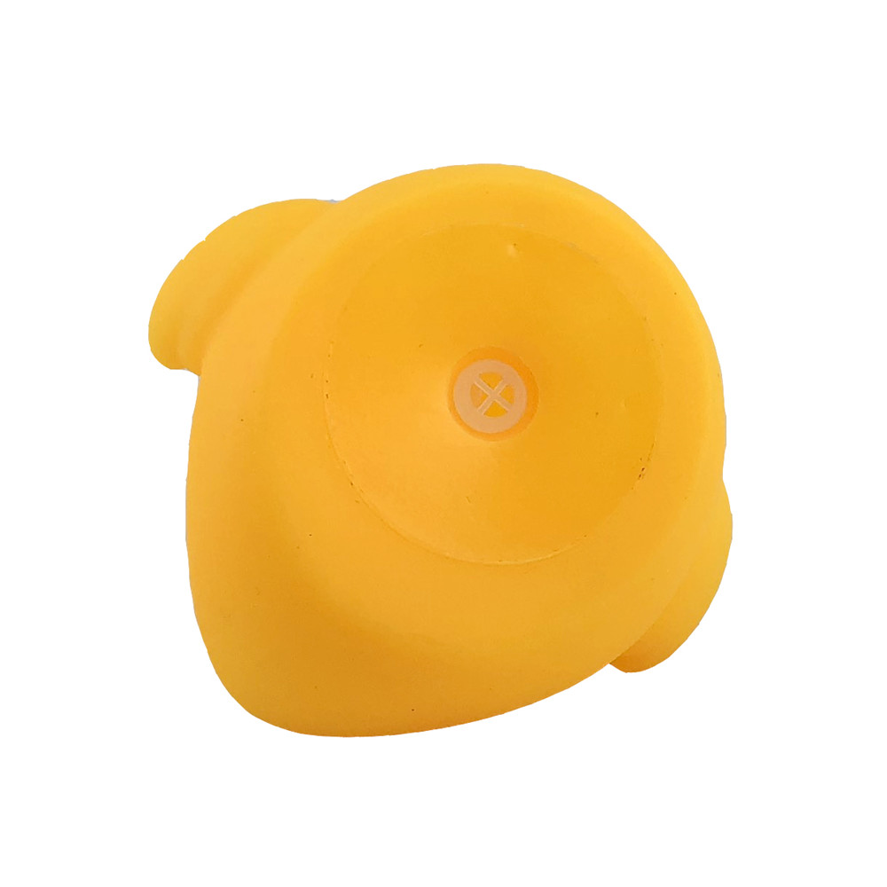 6*6*5CM yellow sound floating rubber bath toy duck