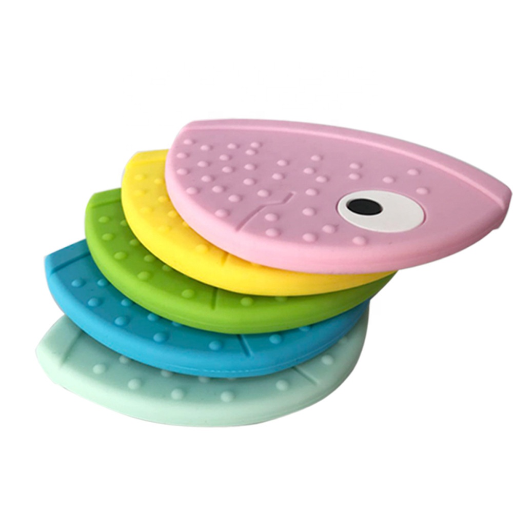 Creativity fish mouth triangle braces baby teeth glue