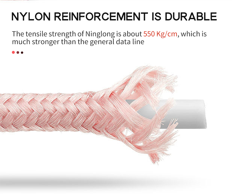 Multifunctional woven fast charging mobile phone data cable