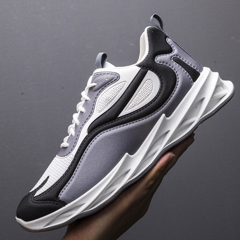 Men's sports shoes 2021 summer breathable casual shoes flying woven mesh running shoes new wholesale