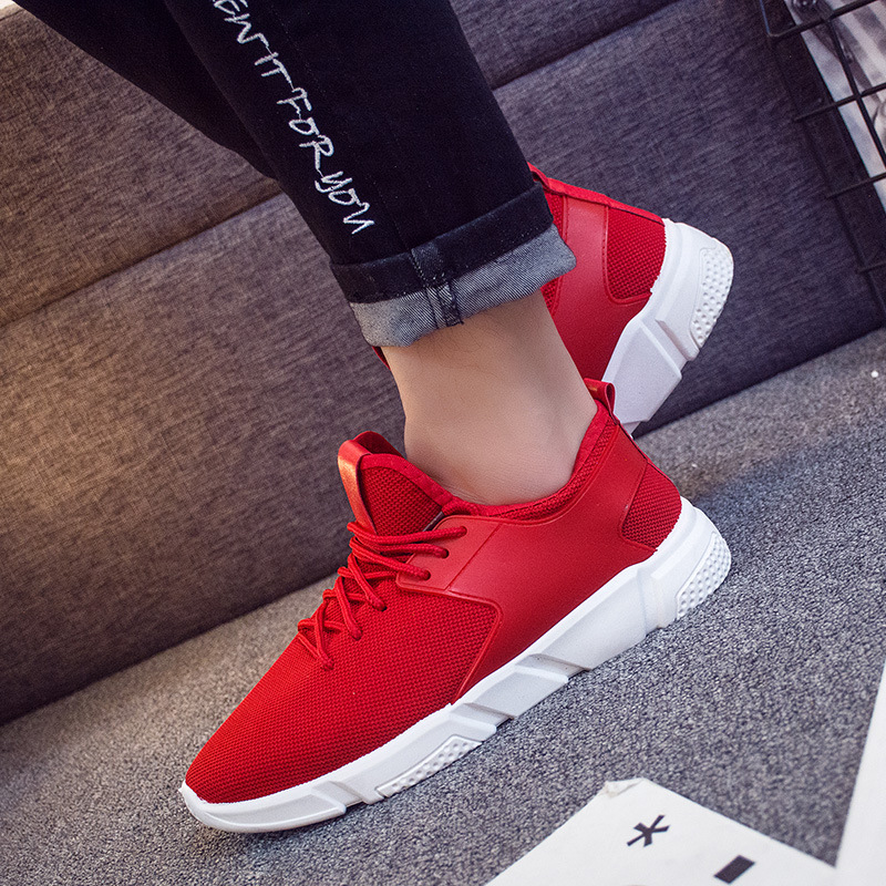 New hot men's shoes sports shoes leisure fashion running lace up couple shoes