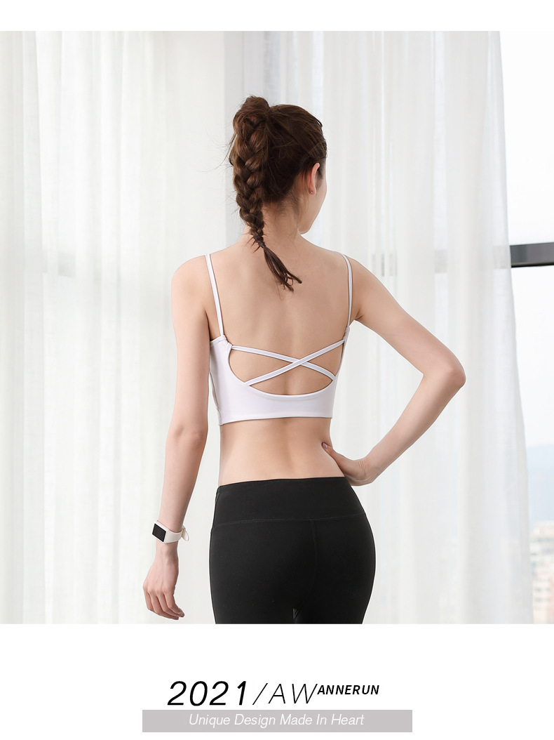 2021 summer new yoga bra running casual fitness pants two-piece set