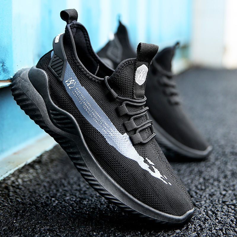 Men's shoes net red casual casual white shoes trend Korean thick soled shoes