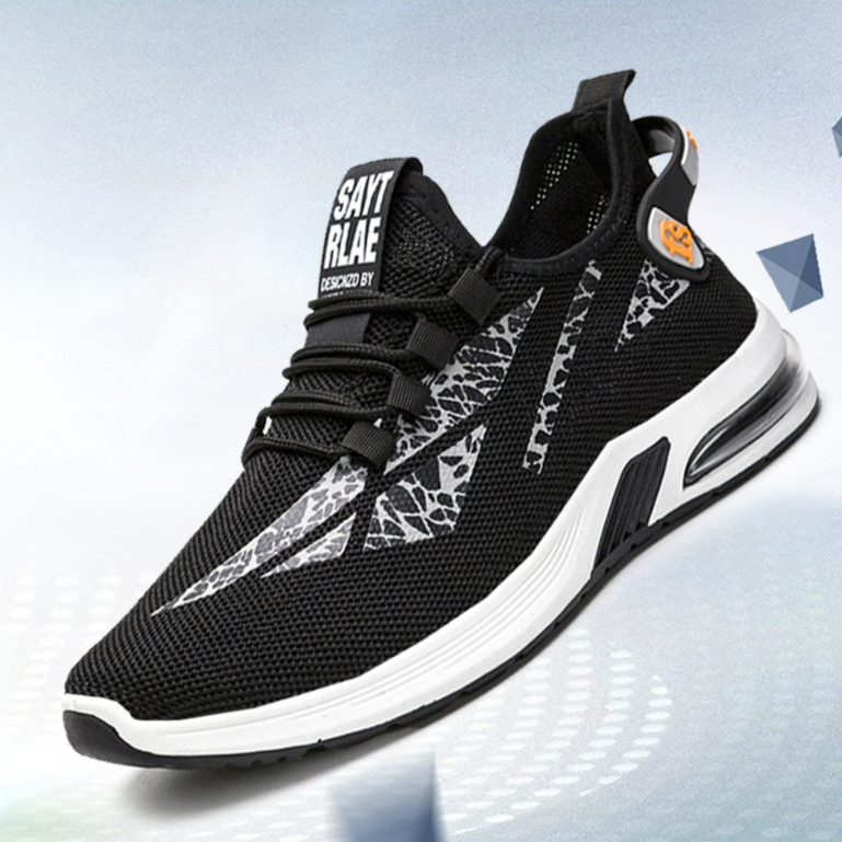 2021 new couple air cushion casual shoes sports shoes fly weave comfortable