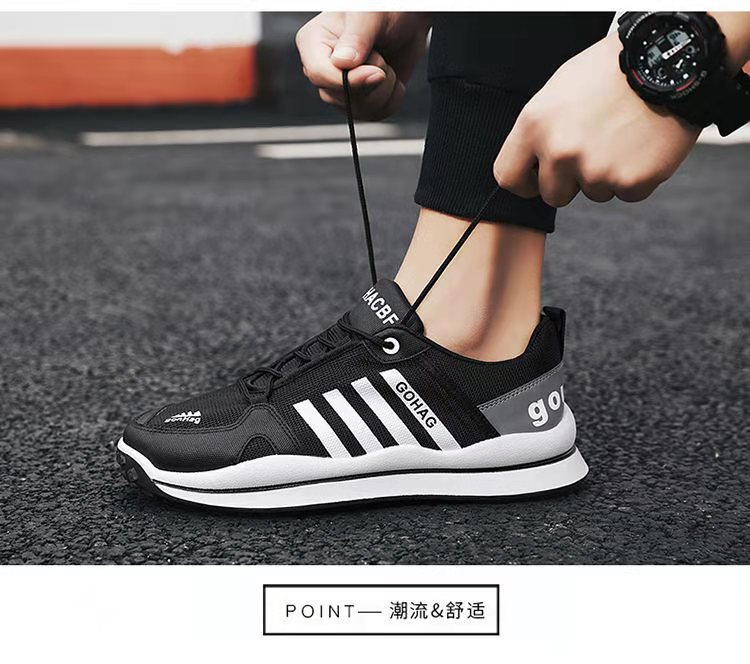 Summer fashion mesh breathable running shoes