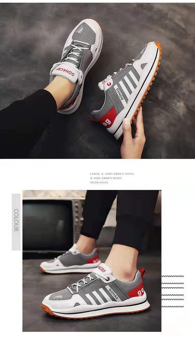 Summer fashion mesh breathable running shoes
