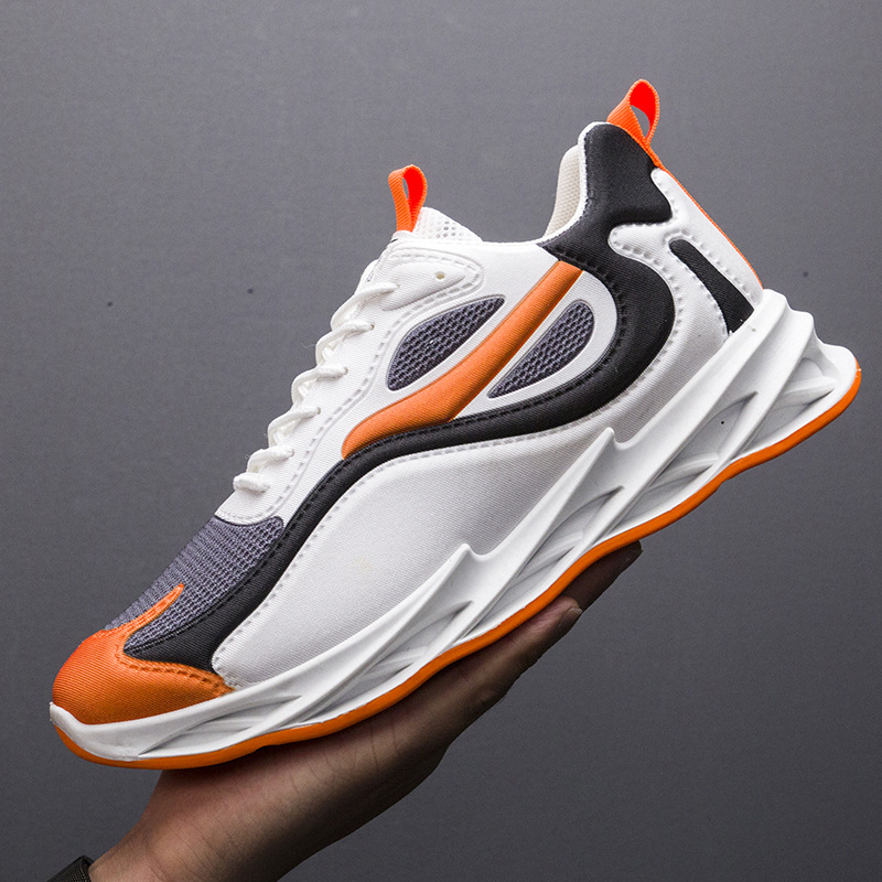 Men's sports shoes 2021 summer breathable casual shoes flying woven mesh running shoes new wholesale