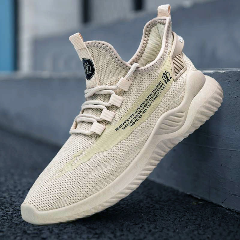 Men's shoes net red casual casual white shoes trend Korean thick soled shoes