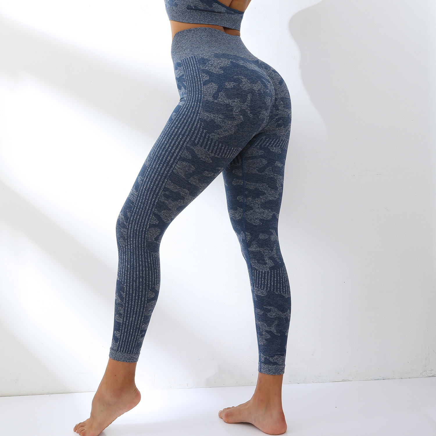 Moisture wicking hip lifting running fitness tight bottomed Yoga Pants