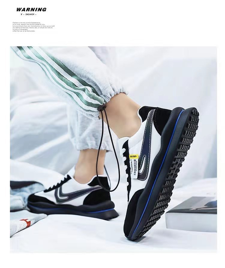 Spring thick soled men's shoes 2021 autumn new sports shoes men's lint small white shoes men's shoes