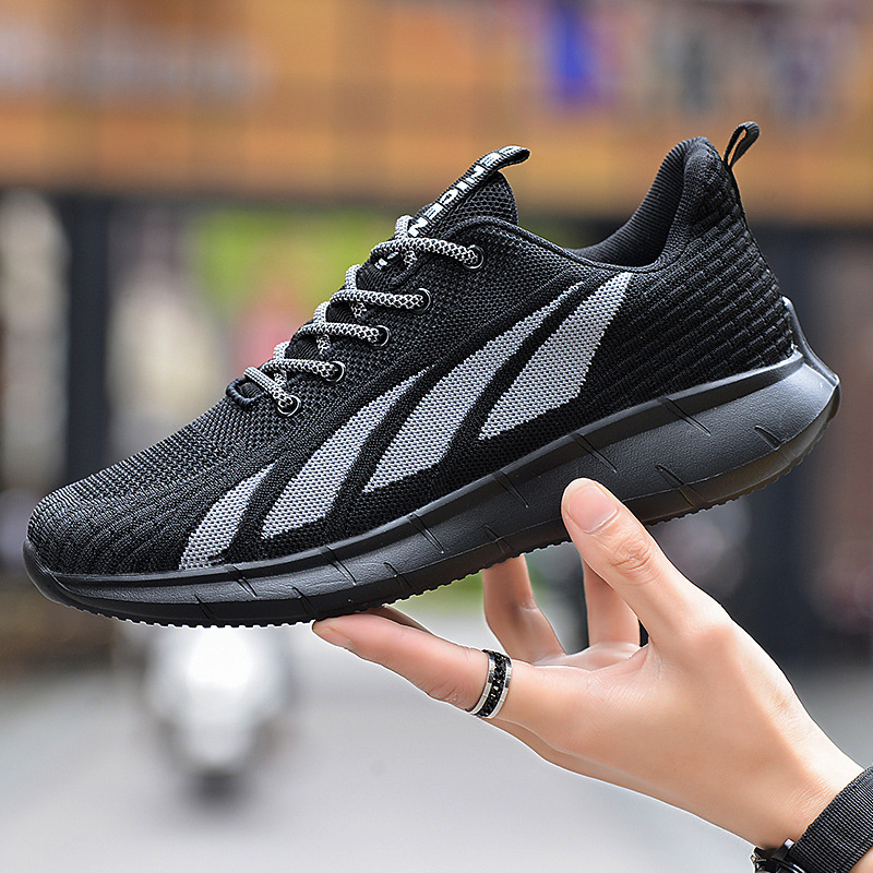 New mesh comfortable thick bottom low top lace up sports and leisure shoes in autumn