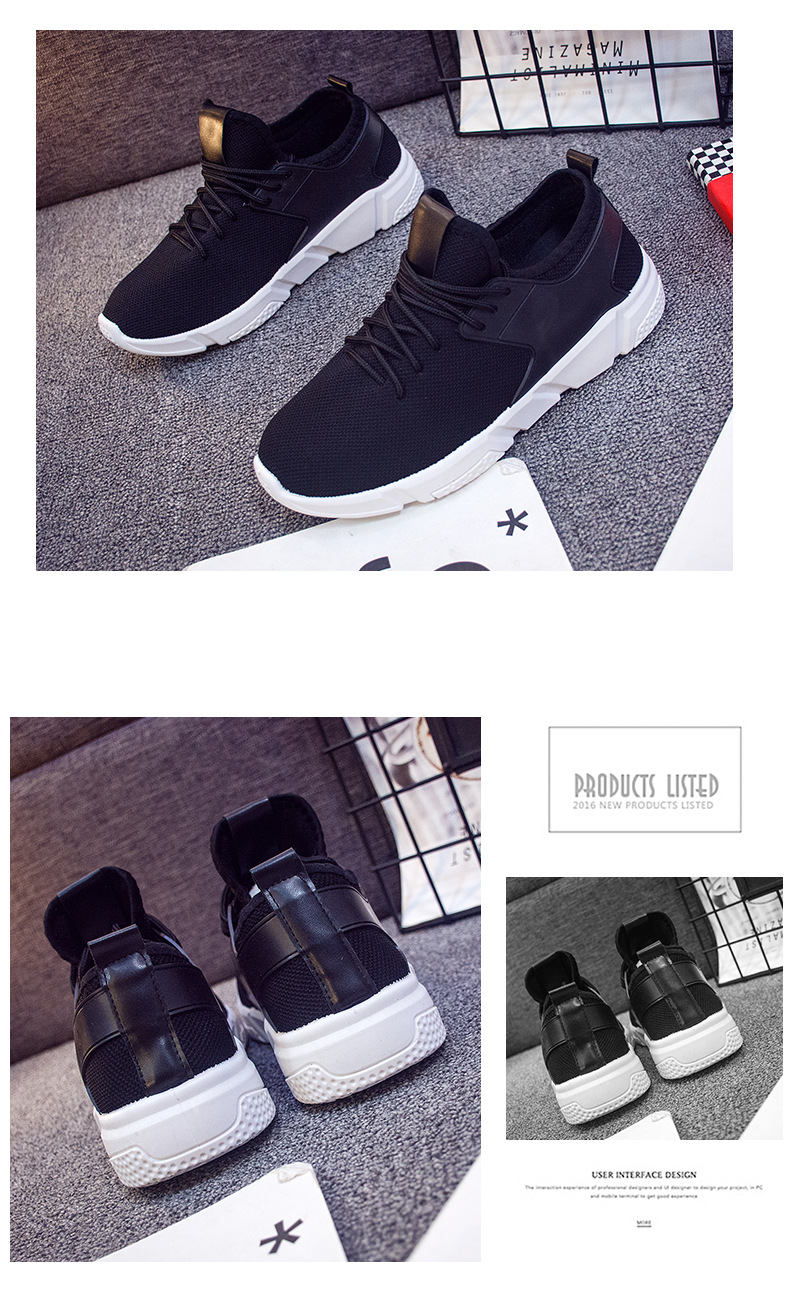 New hot men's shoes sports shoes leisure fashion running lace up couple shoes