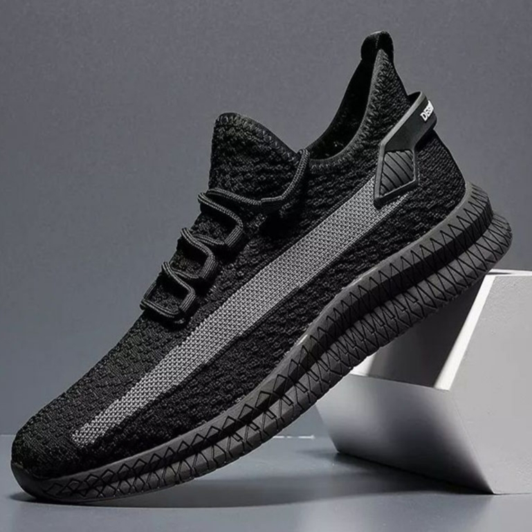Men's sports casual board shoes running flying woven board shoes