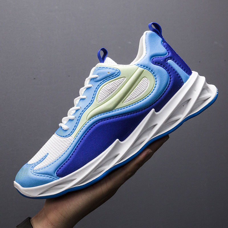 Men's sports shoes 2021 summer breathable casual shoes flying woven mesh running shoes new wholesale