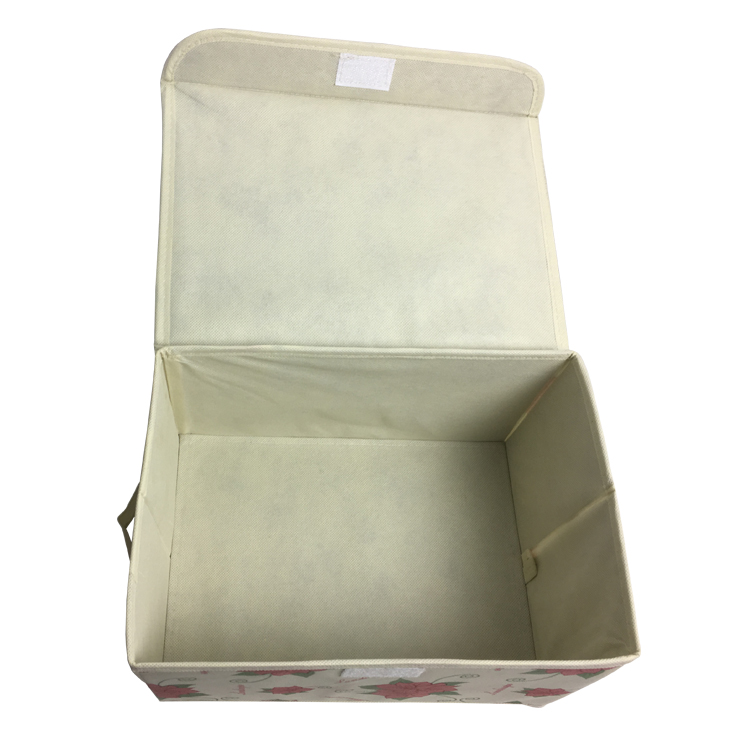 多用途面料防尘可重复使用可折叠无纺布立方体衣服收纳盒