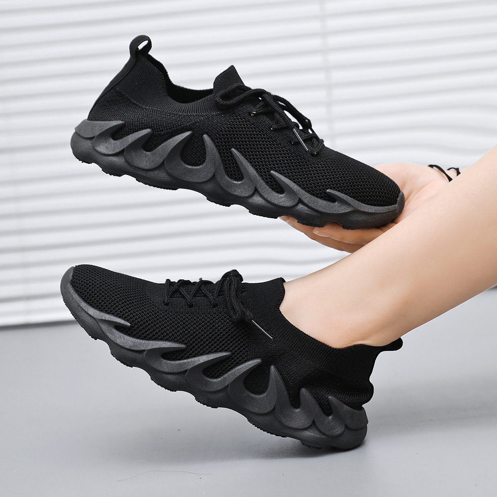 New volcanic shoes new autumn mesh sock mouth breathable women's sports shoes