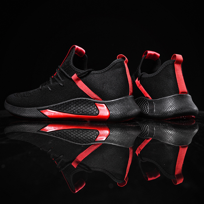 2021 new sports shoes men's trend breathable men's casual shoes running mesh men's shoes