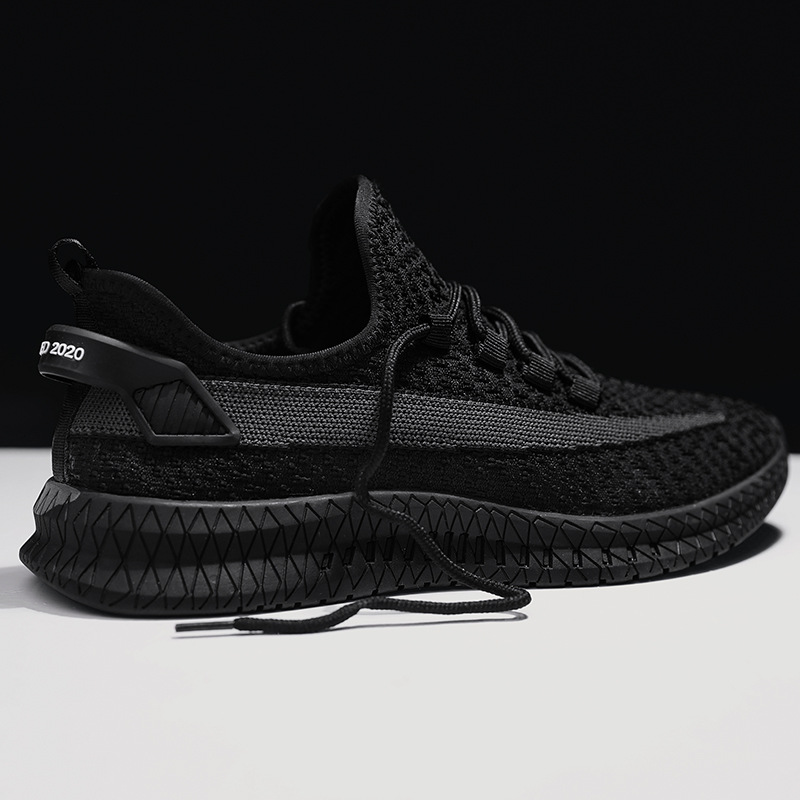 Men's sports casual board shoes running flying woven board shoes